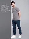 Dark Space Blue Heavy Gauge Cargo Joggers